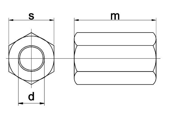 Afbeeldingen van Moer Din 6334 6 EV M 16 - 50