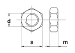 Afbeeldingen van Moer Din 934 8 EV M 16 - 100