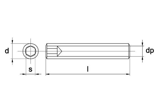 Afbeeldingen van Schroef Din 913 45H ZW M6 X 30 -200