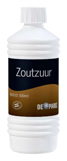 Afbeeldingen van V*DE PAREL ZOUTZUUR <10% 500ML