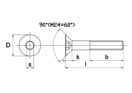 Afbeeldingen van Bout Din 7991 A2 M 10 X 50 - 50