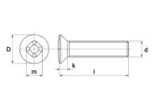 Afbeeldingen van Schroef DIN 966A A2 M 6 X 90 - 200