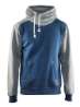 Afbeeldingen van HOODED SWEATSHIRT BLAUW MELANGE/GRIJS M 33991