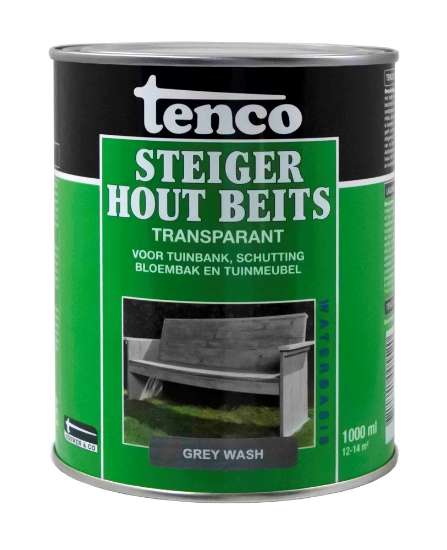 Afbeeldingen van Tenco Steigerhoutbeits Greywash 1 ltr.