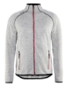 Afbeeldingen van VEST GEBREID 4942 - GRJS GEMELEERD/ROOD