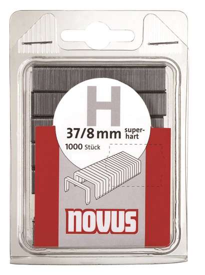 Afbeeldingen van NOVUS, DUNDRAAD NIETEN, H 37 12 MM, 1000 ST.