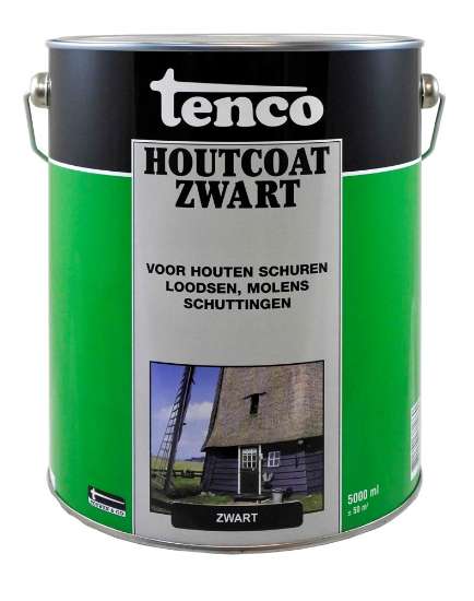 Afbeeldingen van TENCO HOUTCOAT TEERVRIJ ZW 5 LTR