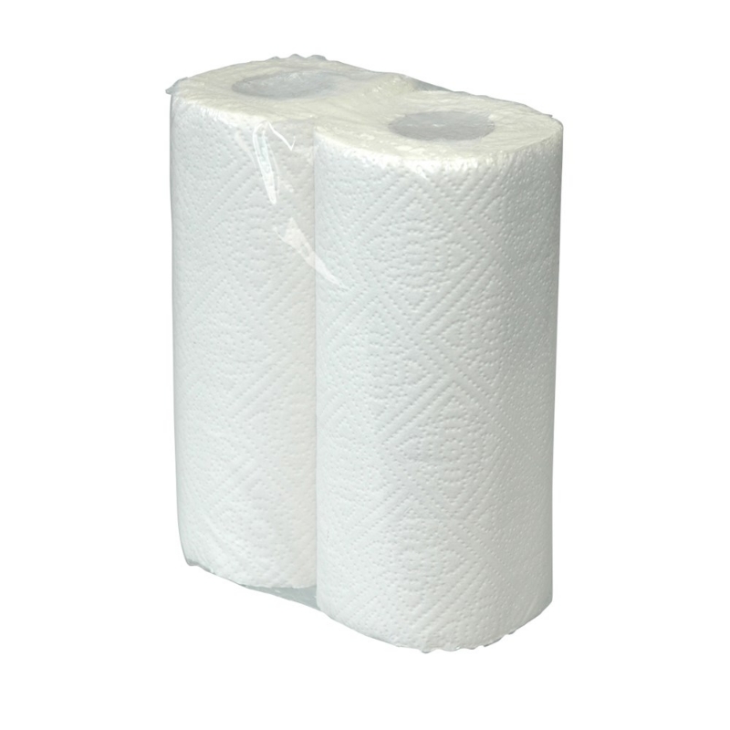 Afbeeldingen van Keukenrol cellulose 2-laags 50 vel 22x23cm
