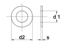 Afbeeldingen van Ring Din 125 A2 M 16 KVP-100