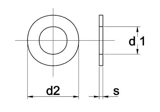 Afbeeldingen van Ring Din 125 A2 M 14 KVP-100