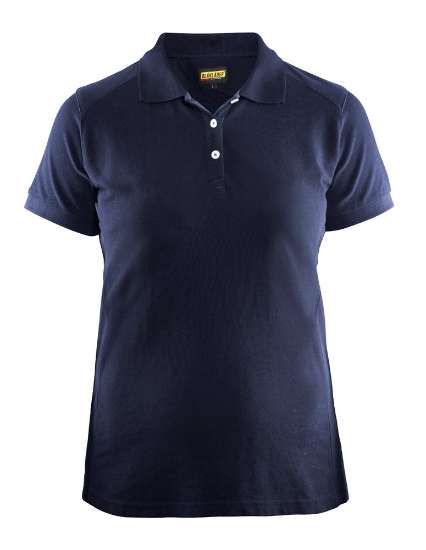 Afbeeldingen van Blaklader dames poloshirt Pique Blauw XXXL