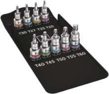 Afbeeldingen van Wera 8767 C TORX® HF 1 Zyklop Bitdoppen set T