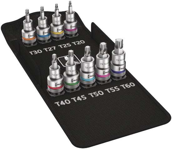 Afbeeldingen van Wera 8767 C TORX® HF 1 Zyklop Bitdoppen set T