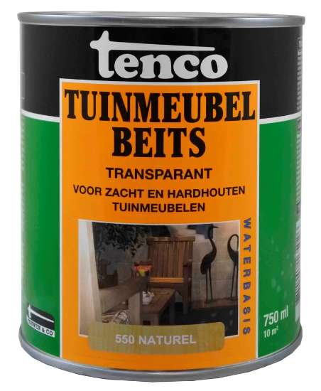 Afbeeldingen van Tenco Tuinmeubelbeits 750 ml 550 Naturel