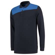 Afbeeldingen van Tricorp Polosweater Bicolor Naden Navyroyal X