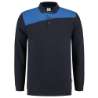 Afbeeldingen van Tricorp Polosweater Bicolor Naden Navyroyal X