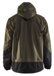 Afbeeldingen van GARDEN JAS. ONGEVOERD ARMY GROEN/ZWART L 4854