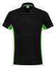 Afbeeldingen van Tricorp Poloshirt Bicolor Borstzak Blacklime 