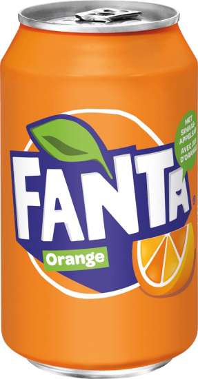 Afbeeldingen van FANTA ORANGE BLIK Á 33CL