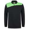 Afbeeldingen van POLOSWEATER BLACKLIME M