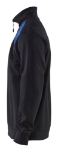 Afbeeldingen van Sweatshirt bi-colour zwart/korenblauw XXL
