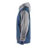 Afbeeldingen van HOODED SWEATSHIRT BLAUW MELANGE/GRIJS L 33991