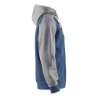 Afbeeldingen van HOODED SWEATSHIRT BLAUW MELANGE/GRIJS M 33991