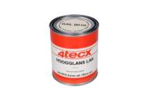 Afbeeldingen van 4Tecx Hoogglans lak RAL 9010 zuiver wit 0,75l