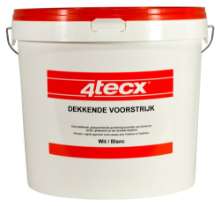 Afbeeldingen van 4Tecx Voorstrijk wit dekkend 10ltr