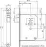 Afbeeldingen van 4Tecx Loopslot RVS 1255/87 draairichting 1