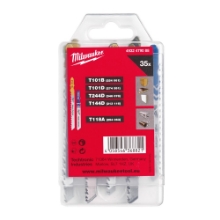Afbeeldingen van MILWAUKEE® Decoupeerzaagbladen set - T receptie Jigsaw Blade Set 2 - 35 pcs