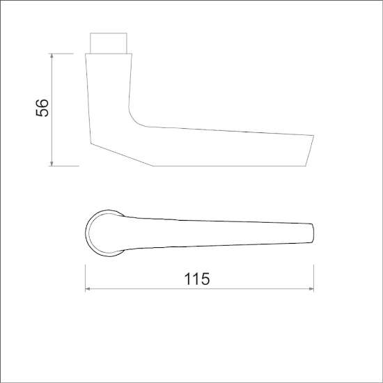 Afbeeldingen van Ami Deurkruk 354 dd.38/42  zwart 9005 str