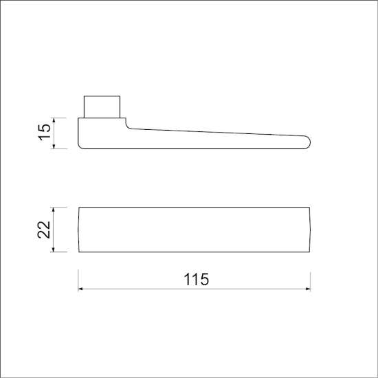 Afbeeldingen van Ami Deurkruk 353 stiftdeel      f2 332 gatdee