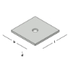 Afbeeldingen van GB Volgplaat M16 100x100 6 TV