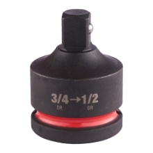 Afbeeldingen van MILWAUKEE® Slagdop verloopstuk 3/4 naar 1/2 Impact socket adaptor 3/4" to 1/2"-1pc