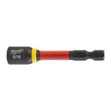 Afbeeldingen van MILWAUKEE® Magnetische Slagmoeraanzetter Dop Nut Driver Mag ShW 5/16" x 65 mm - 1 pc