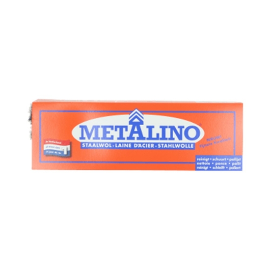 Afbeeldingen van Koker Metalino staalwol 200 gram, fijnheid 00