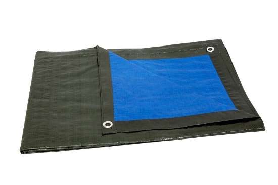 Afbeeldingen van 4Tecx Dekkleed blauw-groen 2 x 3m 150 gram