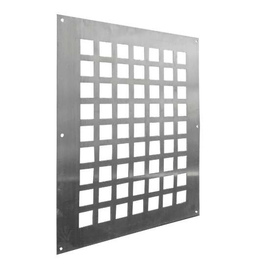 Afbeeldingen van VENTILATIEPLAAT 250X300MM ALUMINIUM