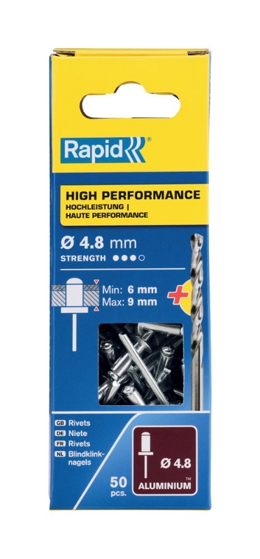 Afbeeldingen van Rapid Blindklinknagels High Performance Ø 4,8