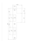 Afbeeldingen van VP 646/17/U DR.2+4 BULK PER 10 SLUITPLAAT, RV