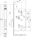 Afbeeldingen van Nemef Cilinder kastslot type 638/2-kv-60 pc o
