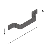Afbeeldingen van GB Handgreep + Barcode 170 20x5 EPZ