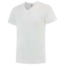 Afbeeldingen van Tricorp T-Shirt V Hals Fitted White M