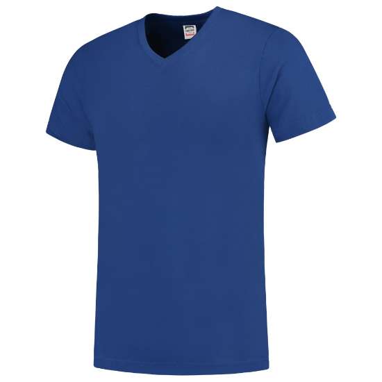 Afbeeldingen van Tricorp T-Shirt V Hals Fitted Royalblue L