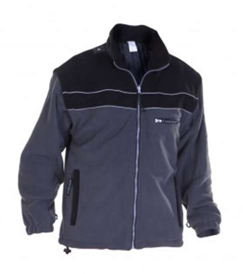 Afbeeldingen van Hydrowear fleece Kiel  - Zwart - Grijs  - L