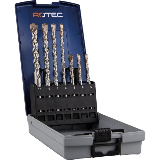 Afbeeldingen van Hamerborenset '200', SDS+, V-Breaker, 7-dlg,