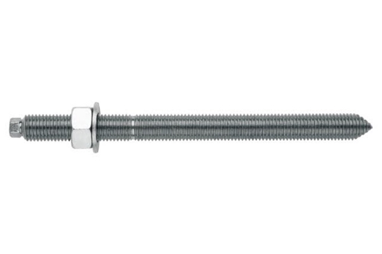 Afbeeldingen van Ankerstang 5.8 verzinkt M10x130 met opgemonte