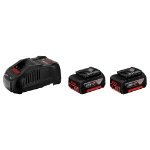 Afbeeldingen van Bosch Accu Click & Go 18 V Starterset 2x 5,0