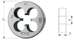 Afbeeldingen van HSS Ronde snijplaat, DIN-EN 22568, M12 (vpe 1